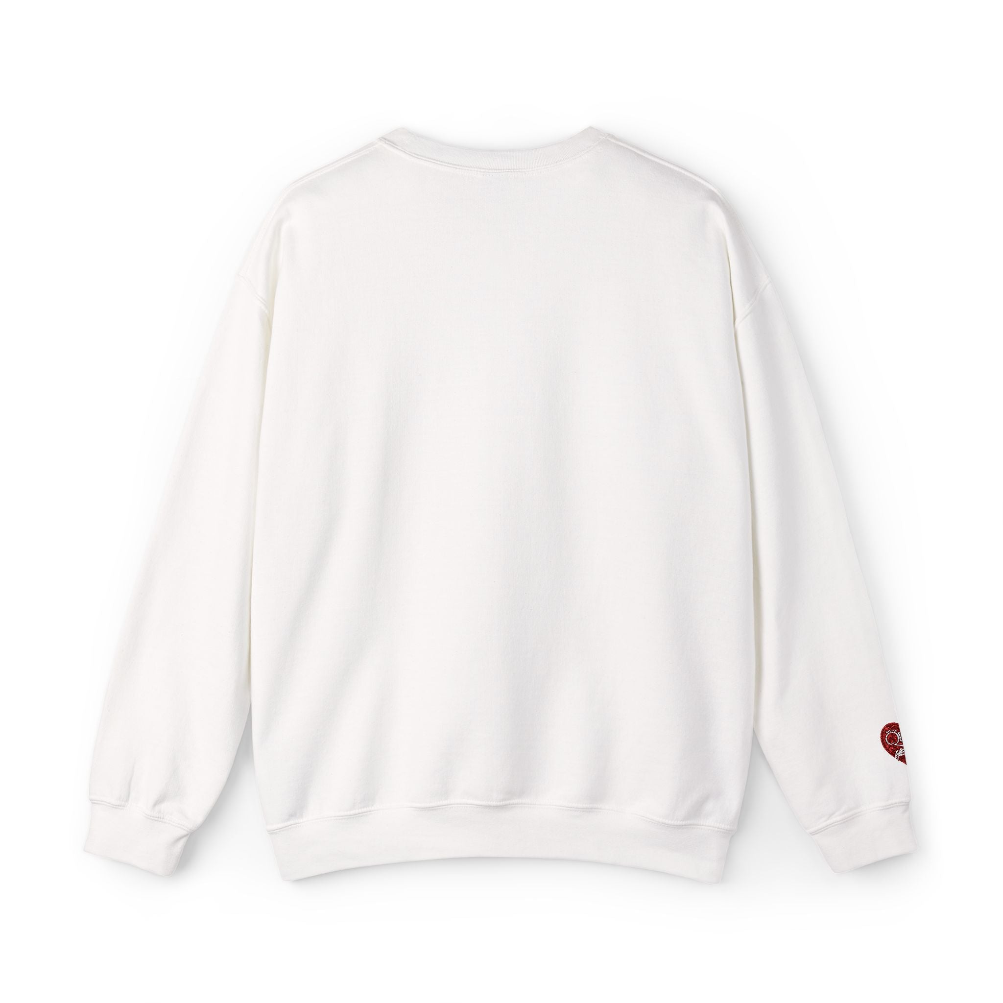 Queen of Hearts - Sequin Sweatshirt with Crewneck