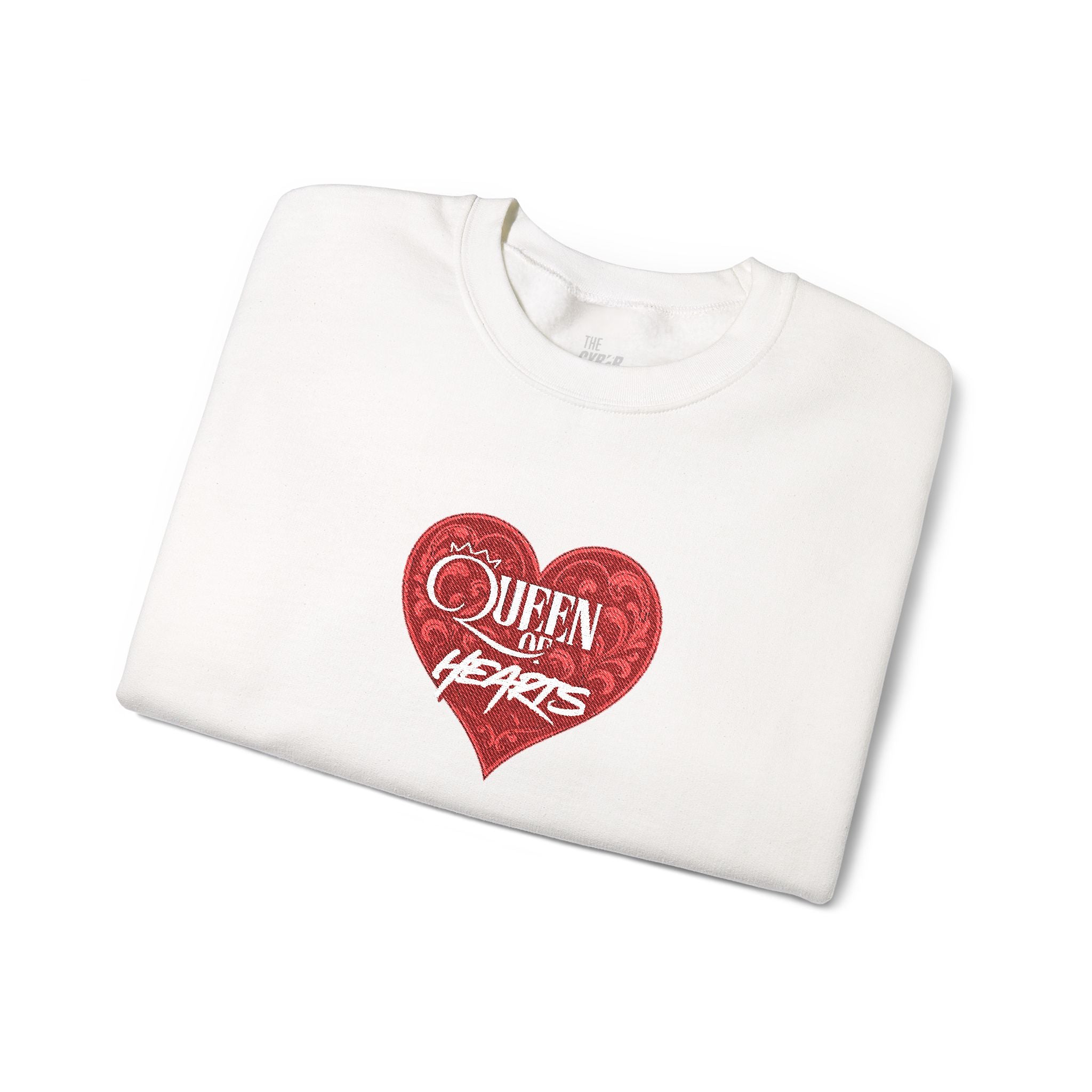 Queen of Hearts - Sequin Sweatshirt with Crewneck